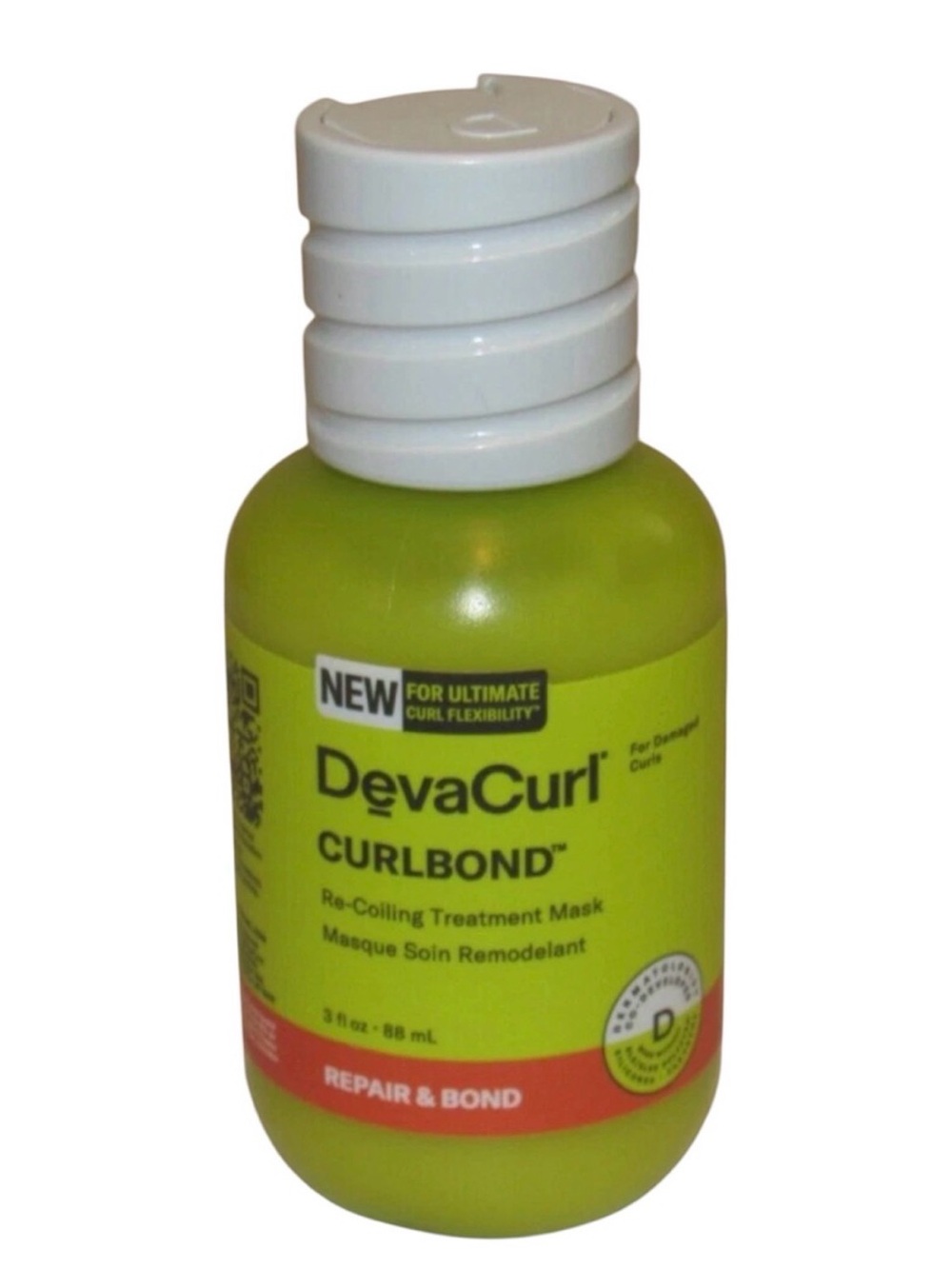 DevaCurl Curbond Re-Coiling Treatment Mask New